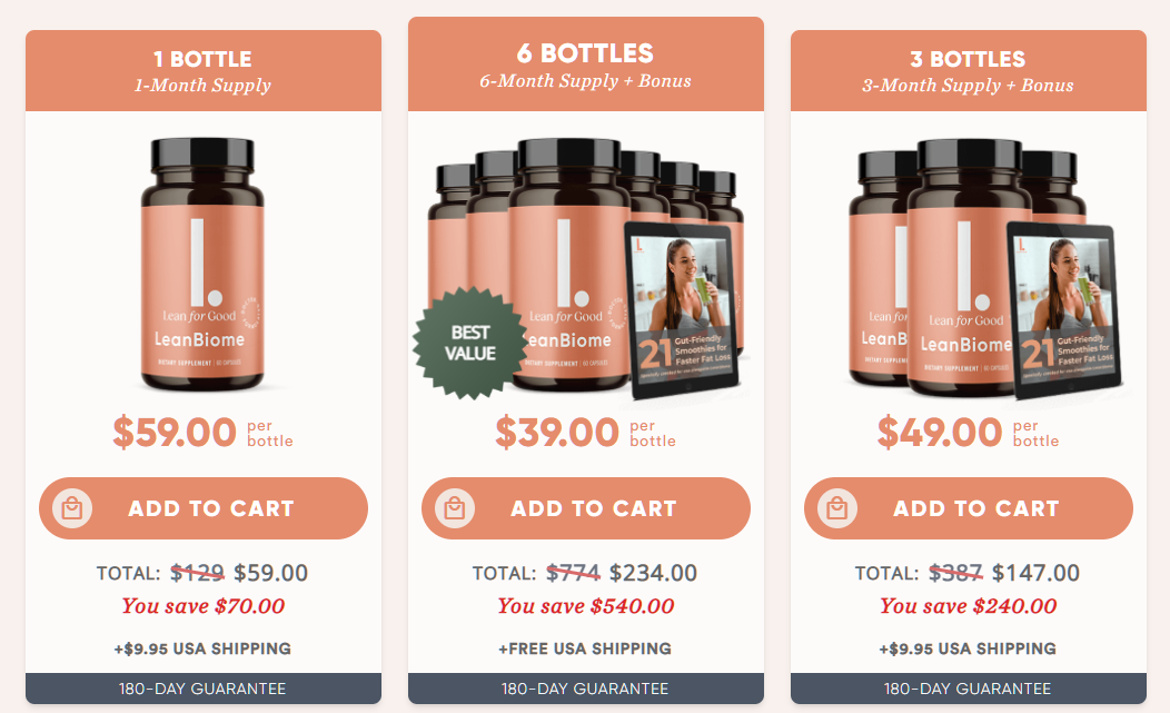 LeanBiome price